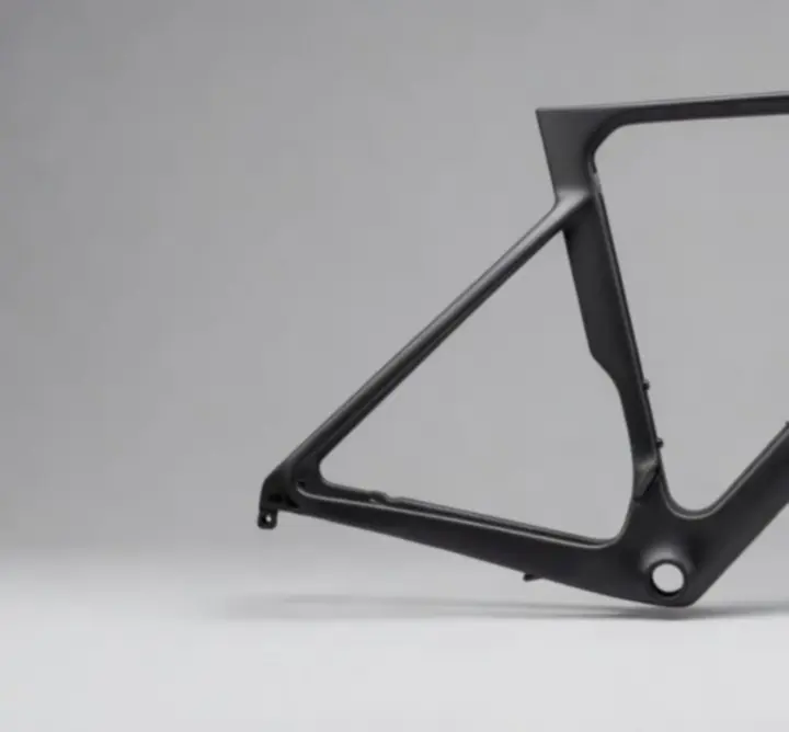 Boczny widok ramy roweru szosowego Cyclepro