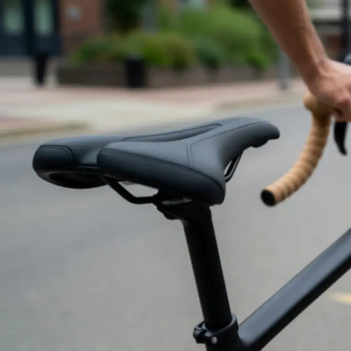 Siodełko i kierownica roweru zapewniające komfort jazdy