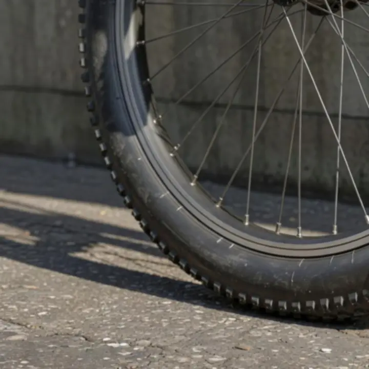 Detal koła i opony roweru Cyclepro